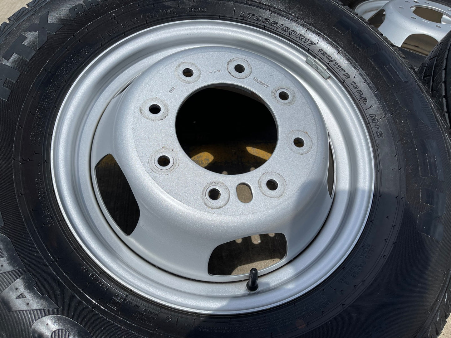 17" Dodge Ram 3500 Dually 8x200 wheels rims 2703 2704 OEM NEXEN tires