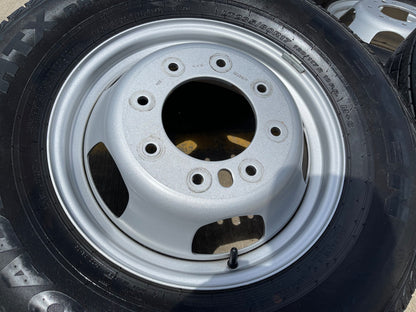 17" Dodge Ram 3500 Dually 8x200 wheels rims 2703 2704 OEM NEXEN tires