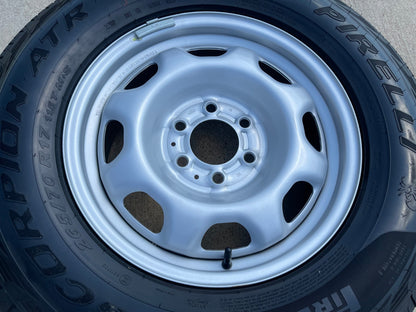 17" Ford F-150 OEM rim wheel 3857 tire steel 2024 2025 2026 2027 PIRELLI NEW
