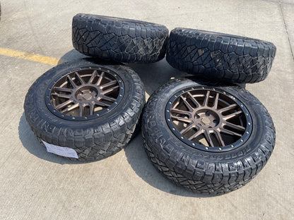 17" 17x8 Black Rhino Arches BRONZE Ford Maverick Bronco Sport rims wheels SET