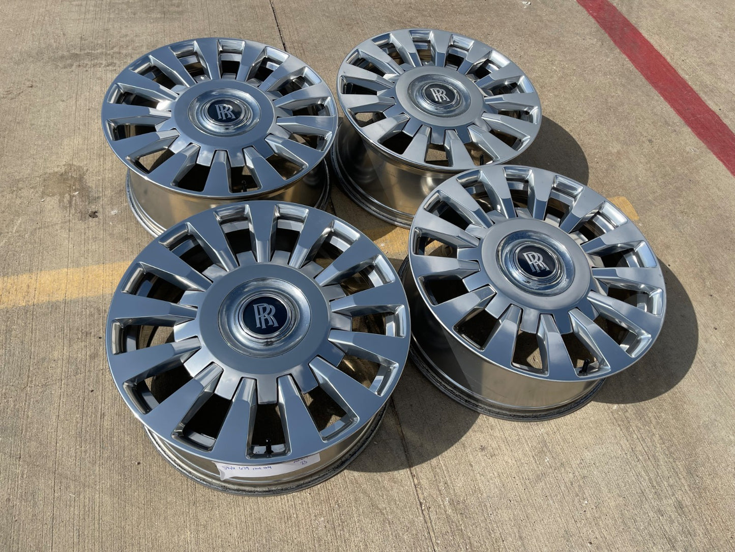 22" Rolls Royce Phantom OEM wheels rims FORGED 5x120 Wraith Ghost Dawn SET