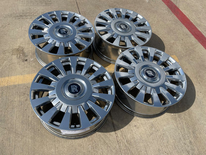 22" Rolls Royce Phantom OEM wheels rims FORGED 5x120 Wraith Ghost Dawn SET