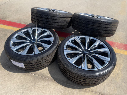24" Cadillac Escalade PLATINUM OEM wheels rims V SET 2024 2025 2026 2027 NEW
