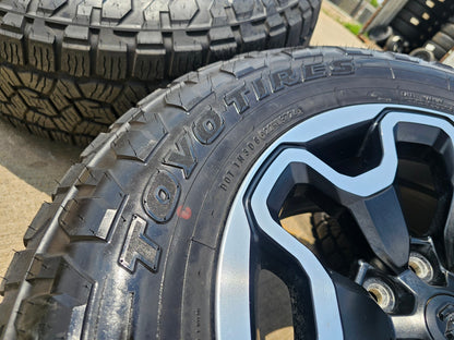 18" Dodge Ram 1500 TRX Black OEM 66002 wheels rims tires TOYO