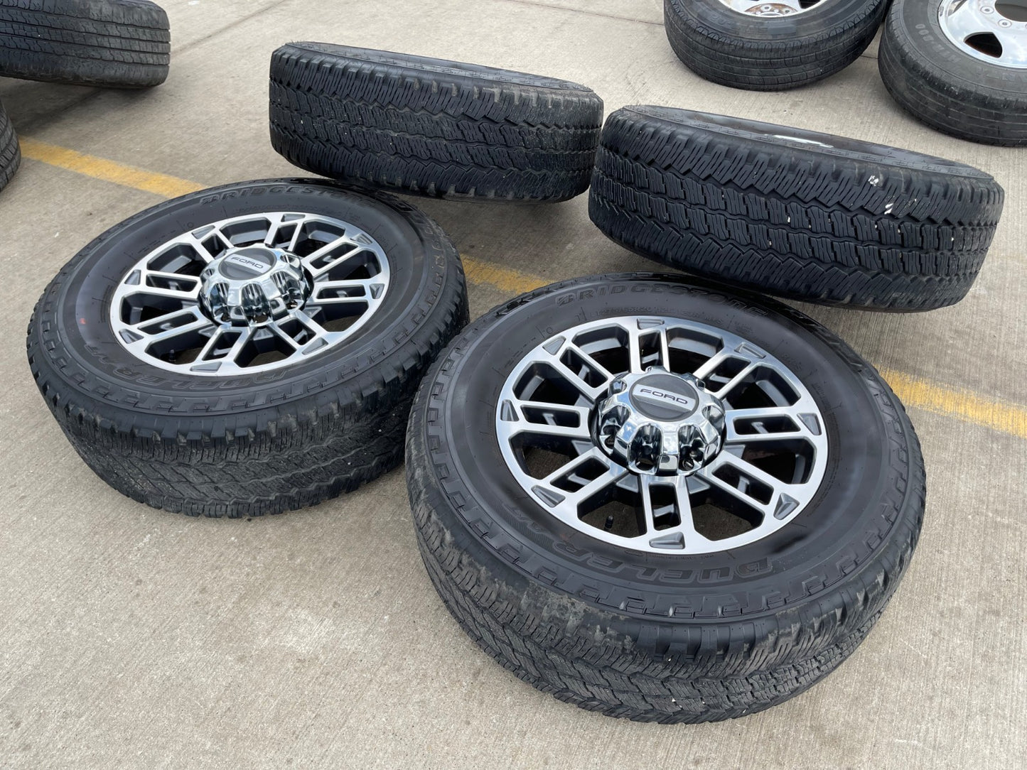 20" Ford F-250 F-350 OEM 10302 10483 LIMITED SET wheels rims 2024 2025 2026 2027