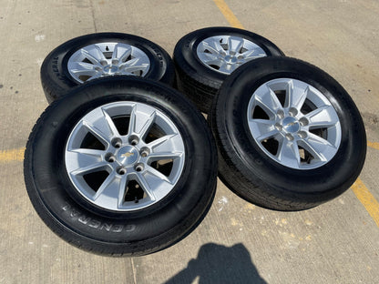 17" Chevy Silverado OEM wheels rims 5908 Colorado GMC Canyon 2024 2025 2026 SET