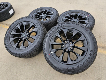 (5) 20" Jeep Wrangler HIGH ALTITUDE 9262 96902 OEM wheels rims SET Gladiator NEW