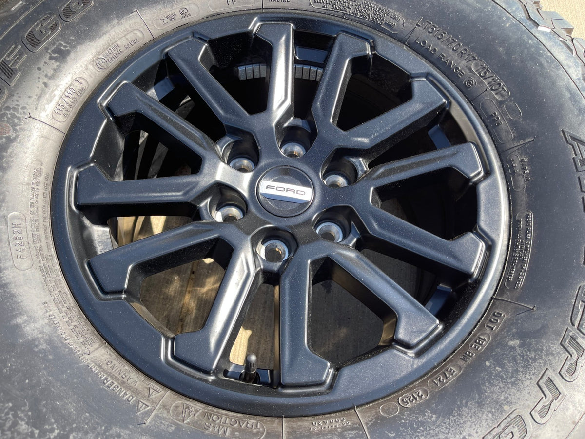 17" Ford F-150 Raptor OEM 10611 rims wheels Bronco SET 2026 2027 BFG 35"