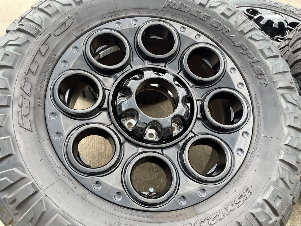 20" Ford F-250 F-350 OEM TREMOR wheels rims SET 10299 10484 SET NITRO 35"