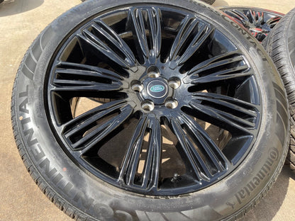 22" Land Rover Range DEFENDER OEM 72328 72331 wheels rims black CONTINENTAL