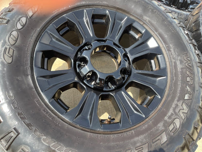 18" Ford F-250 F-350 TREMOR OEM rims wheels 10097 GOODYEAR DURATRAC A/T 35" SET