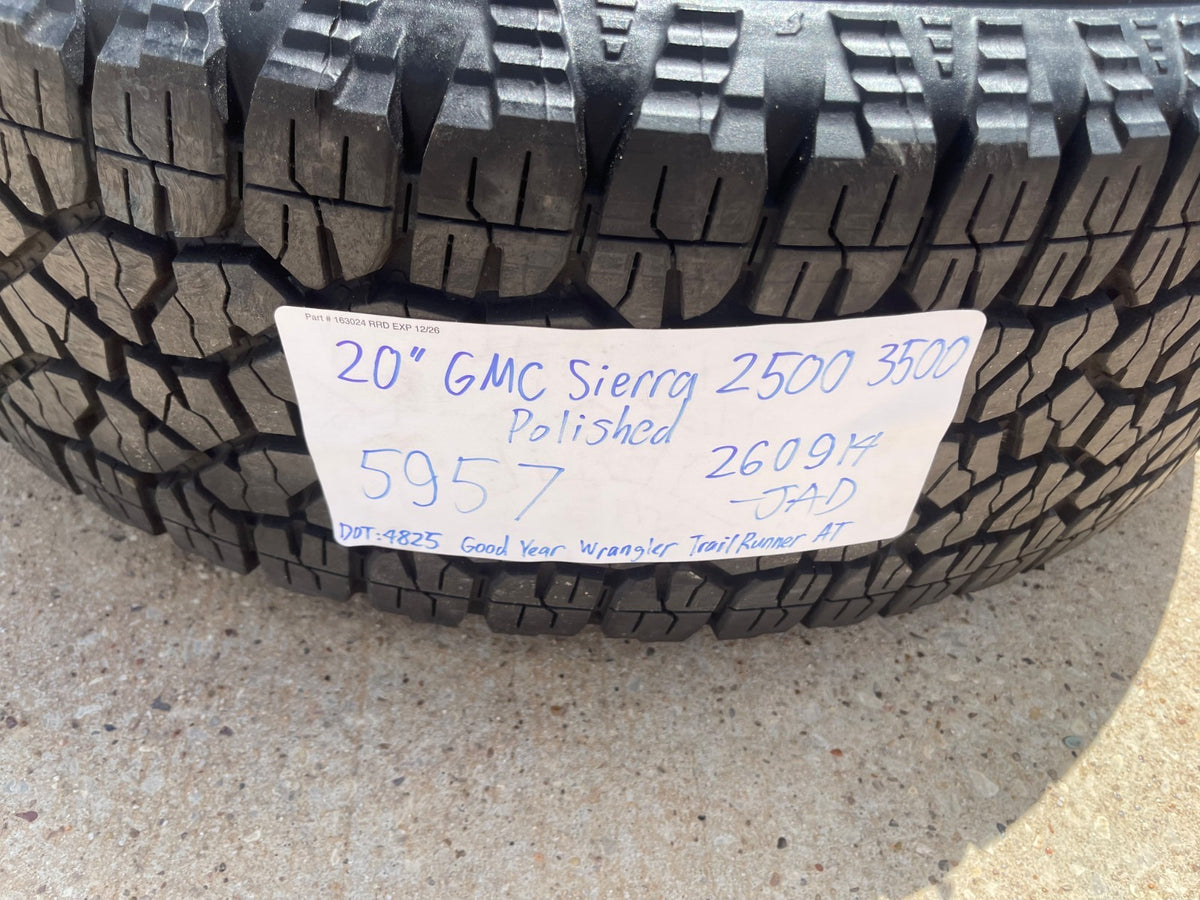 20" GMC Sierra DENALI 2500 3500 OEM 5957 wheels rims 2024 2025 2026 2027 SET NEW