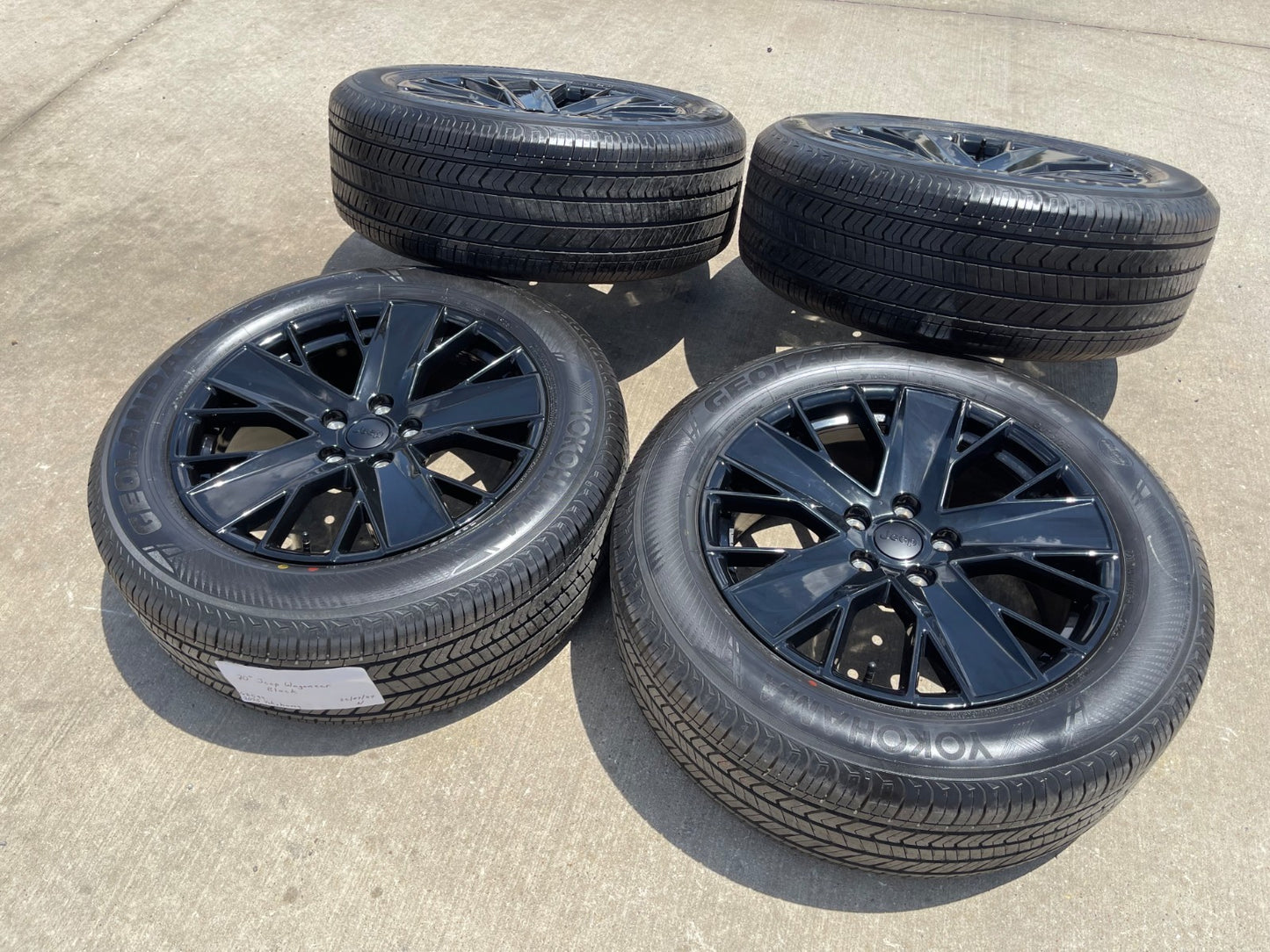 20" Jeep Grand Cherokee L OEM wheels rims Durango SET 2024 2025 2026 2027 NEW