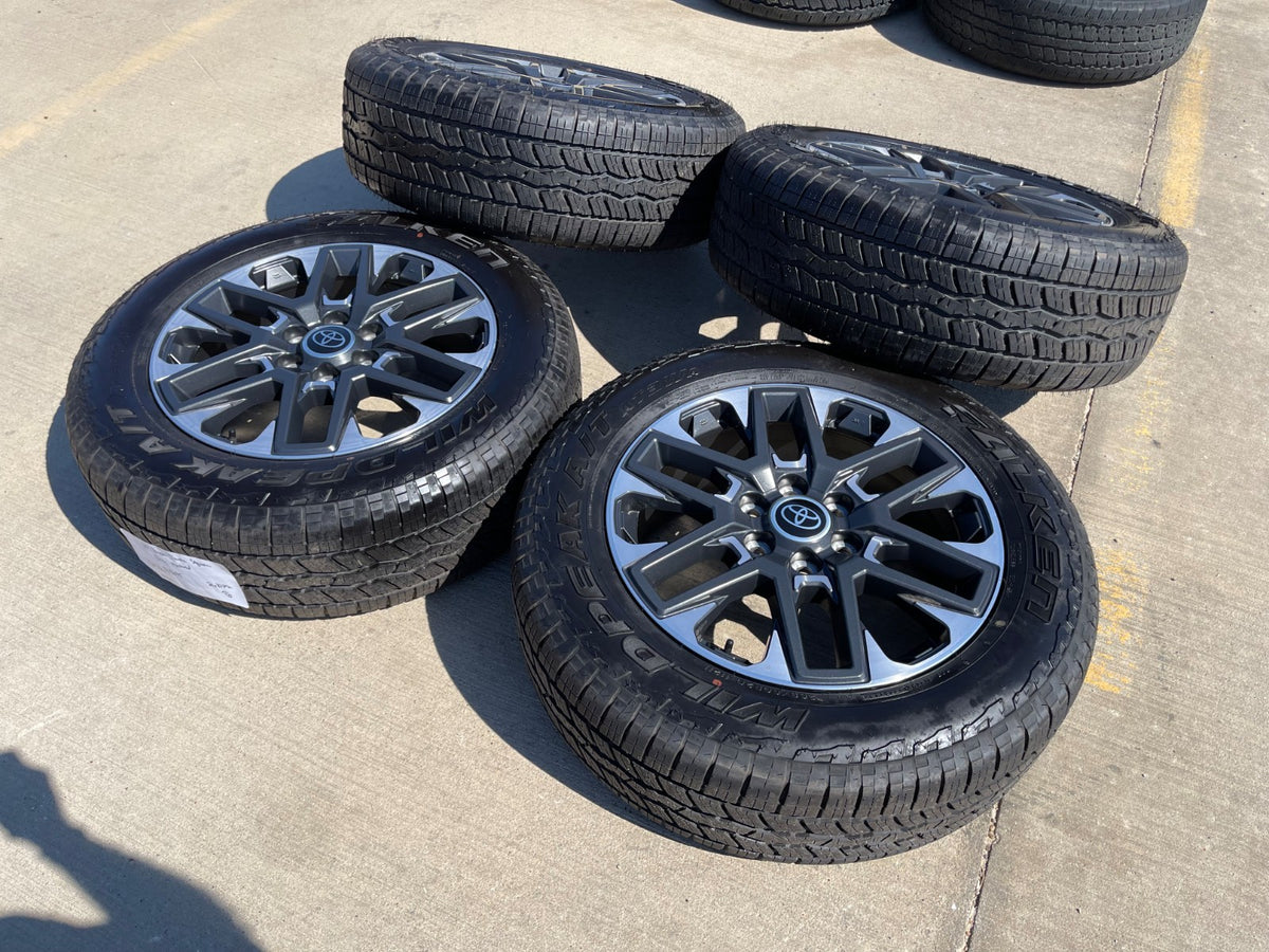 20" Toyota Tundra TRD wheels rims OEM 75276 95295 TSS Sequoia SET FALKEN A/T NEW