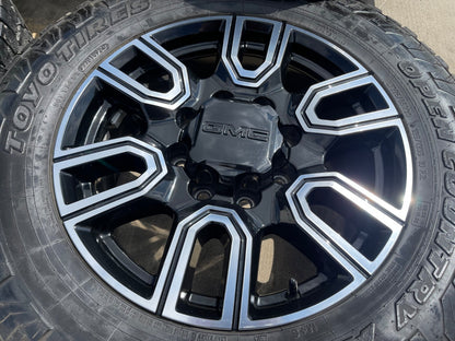 20" GMC Sierra AT4 2500 3500 OEM wheels rims 5950 Silverado tires TOYO A/T3