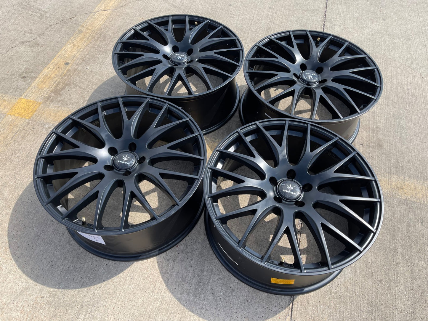 20x8.5 20" Verde Saga V27 wheels rims Audi Q7 Q8 VW Atlas A6 S6 A7 5x112 NEW