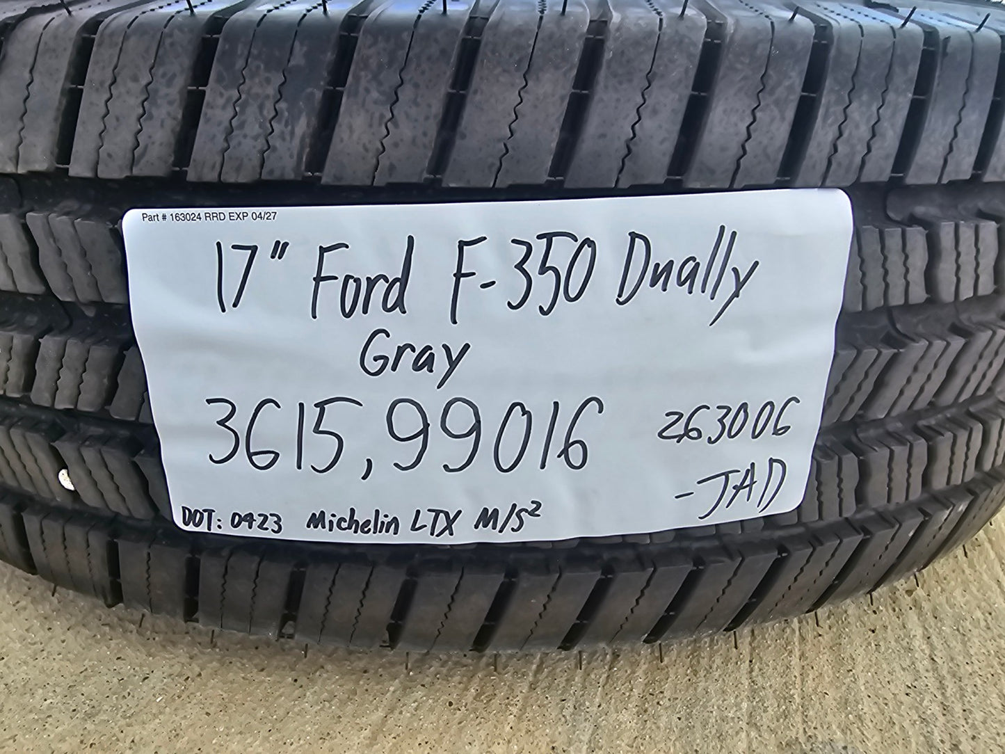 17" Ford F-350 Dually OEM rim wheel (1) RIM# 3615 99016 FITS 2005-2027 NEW