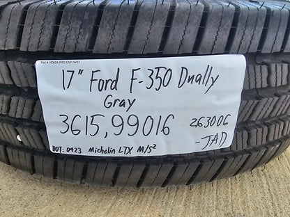 17" Ford F-350 Dually OEM rim wheel (1) RIM# 3615 99016 FITS 2005-2027 NEW