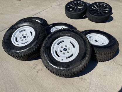 17" Ford Bronco HERITAGE Limited Edition wheels rims white 35" NEW 2024 2025