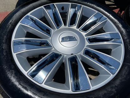 22" Cadillac Escalade PLATINUM OEM chrome wheels rims tires 4740