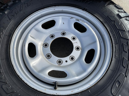 17" Ford F-250 F-350 OEM 3828 wheels rims tires NITRO GRAPLER M/T 33"