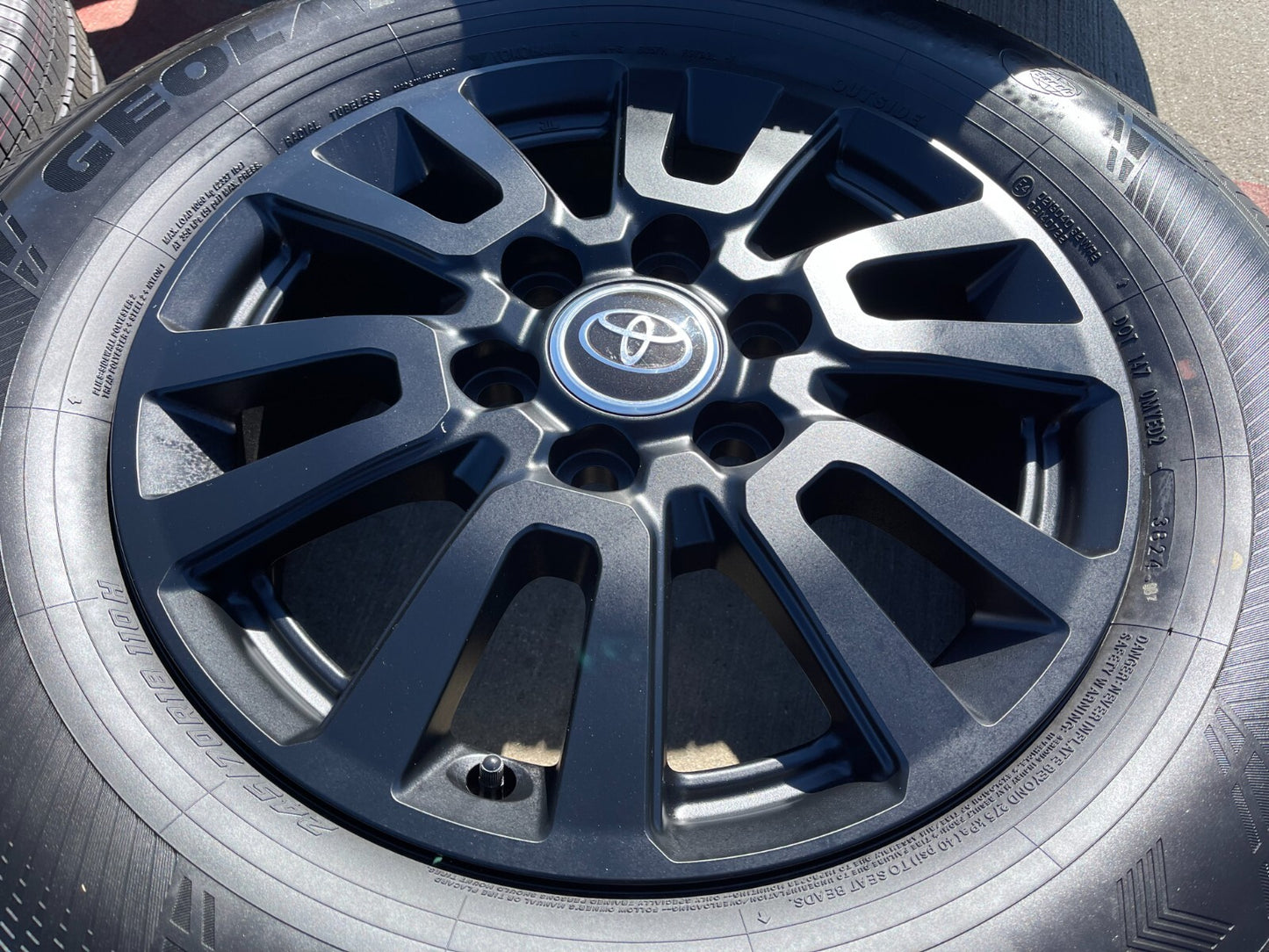 18" Toyota Land Cruiser OEM wheels rims tires Tundra Sequoia 2024 2025 2026 NEW
