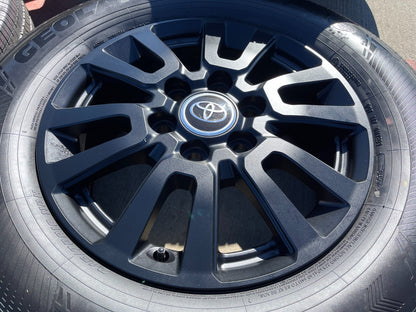 18" Toyota Land Cruiser OEM wheels rims tires Tundra Sequoia 2024 2025 2026 NEW