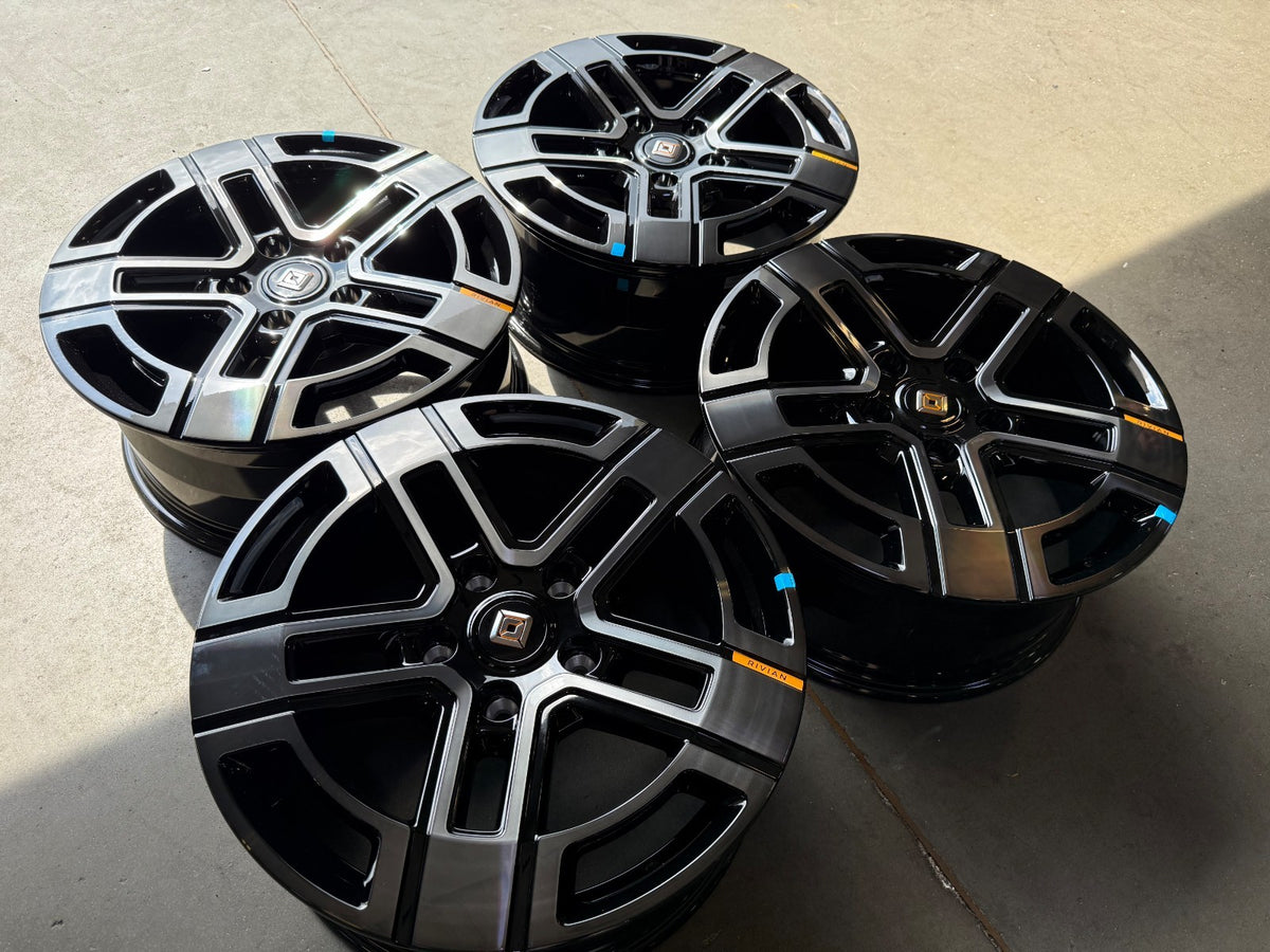 20" Rivian R1T R1S OEM wheels rims All Terrain DARK 2023 2024 2025 2026 2027 NEW