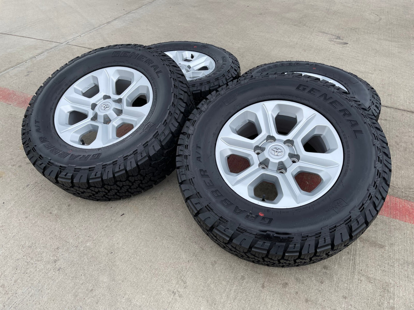 17" 4Runner Toyota Tacoma OEM wheels rims 75153 FJ GENERAL GRABBER A/TX NEW