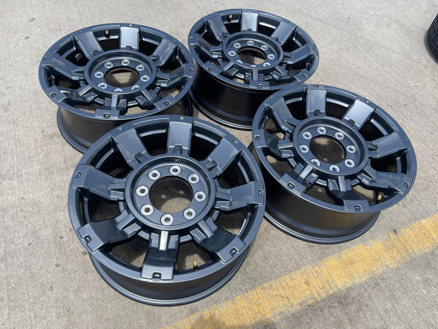 20" Ford F-250 F-350 OEM 10296 10485 gray Lariat wheels rims 2024 2025 2026 NEW