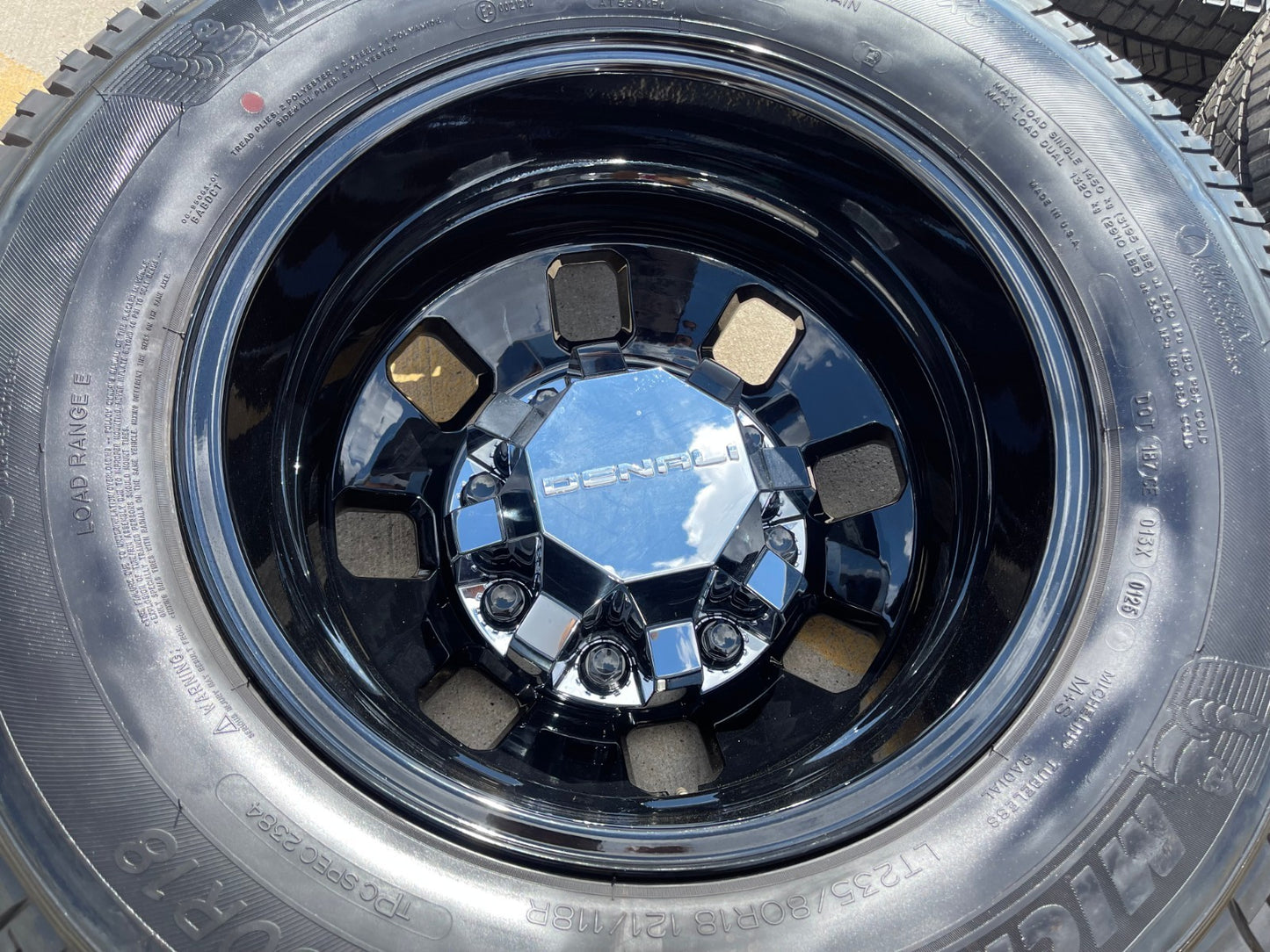 18" GMC Sierra 3500 DENALI Dually rims wheels OEM 8x210 2025 2026 MICHELIN NEW