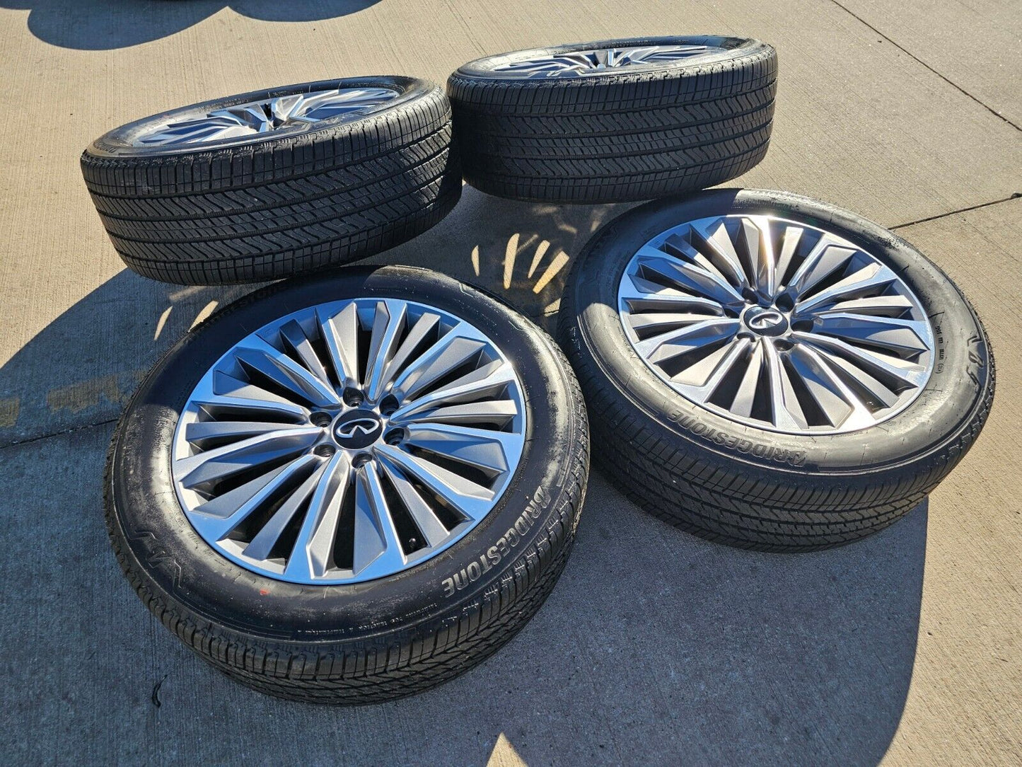 22" Infiniti QX80 QX56 Nissan Titan Armada OEM wheels rims tires 2024 2025 NEW