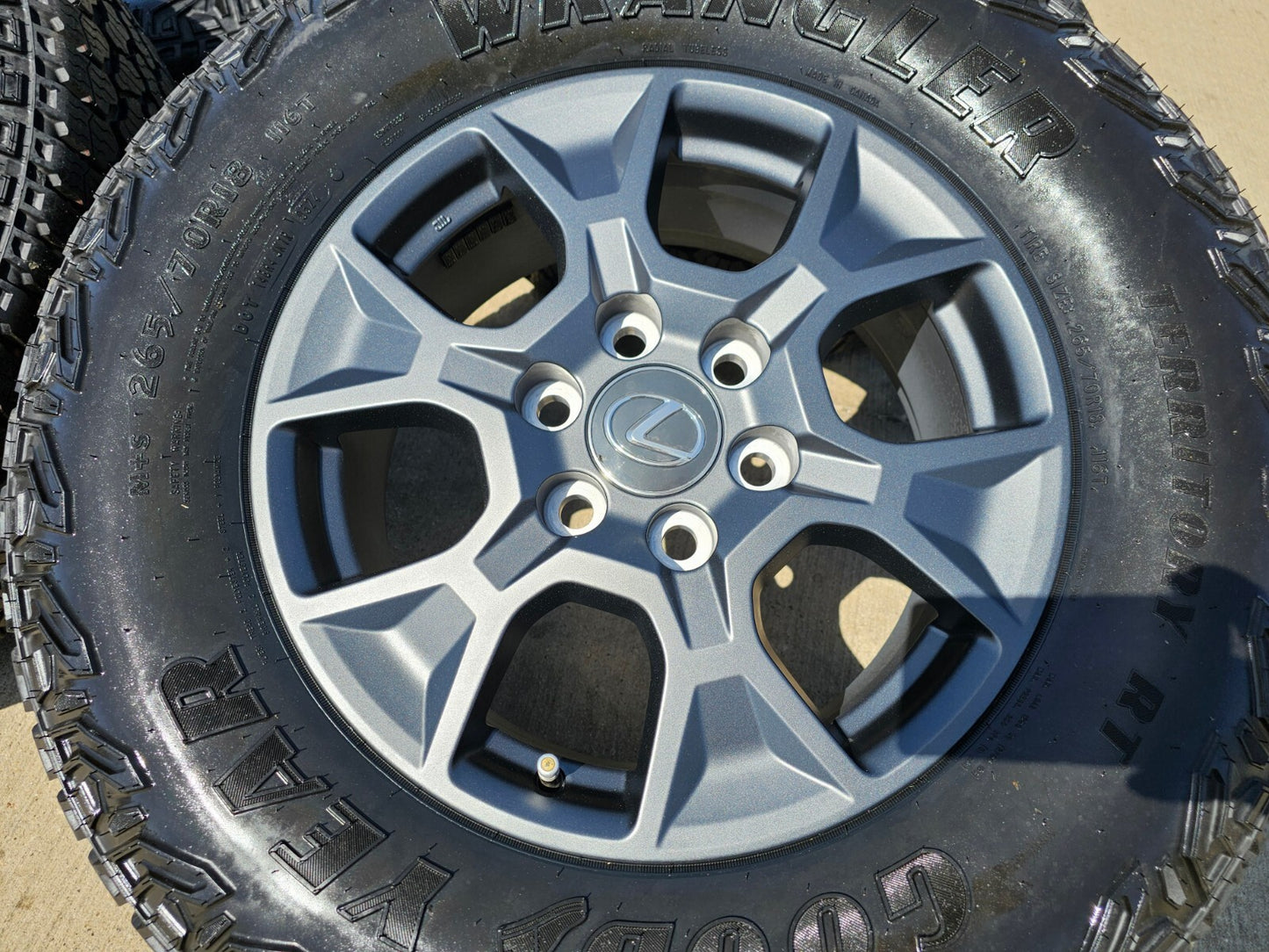 18" Lexus GX550 OEM 10544 wheels rims Land Cruiser Tundra Sequoia R/T SET NEW