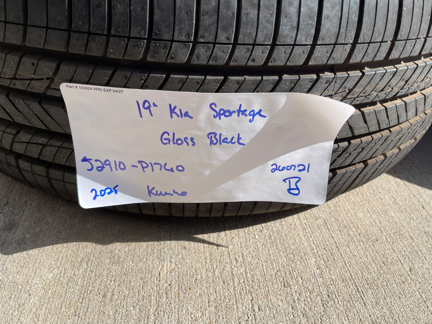 19" Kia Telluride OEM wheels rims Sportage Sorento Sedona SET 2025 2026 2027 NEW