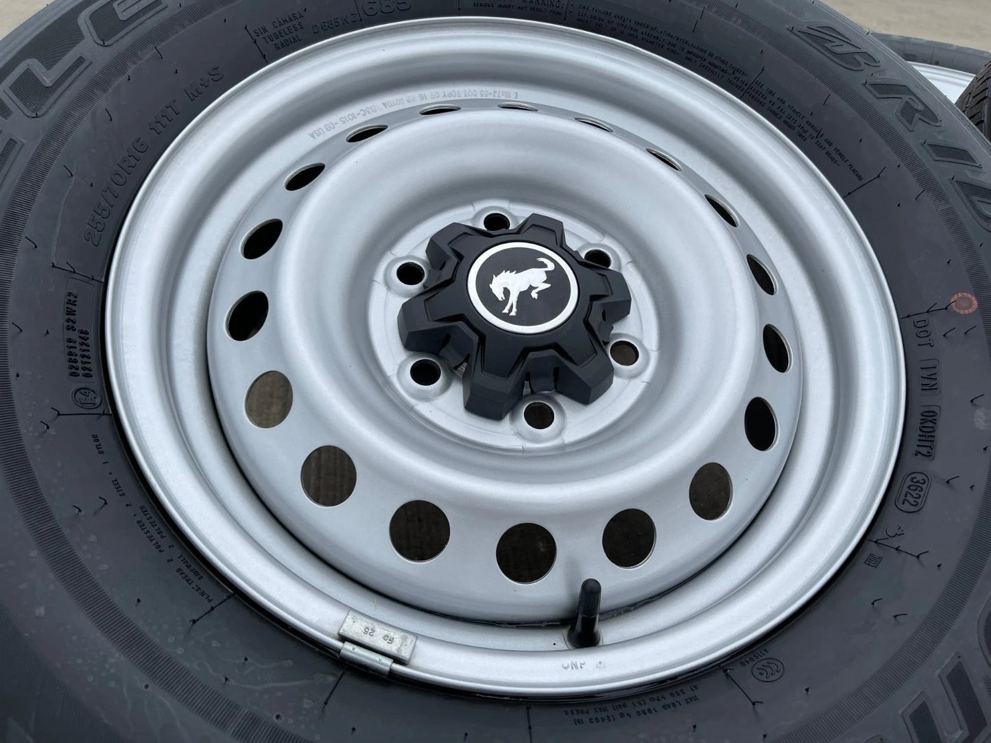 16" Ford Bronco steel wheels rims tires 10226 Ranger 2021 2022 2023 2024 2025