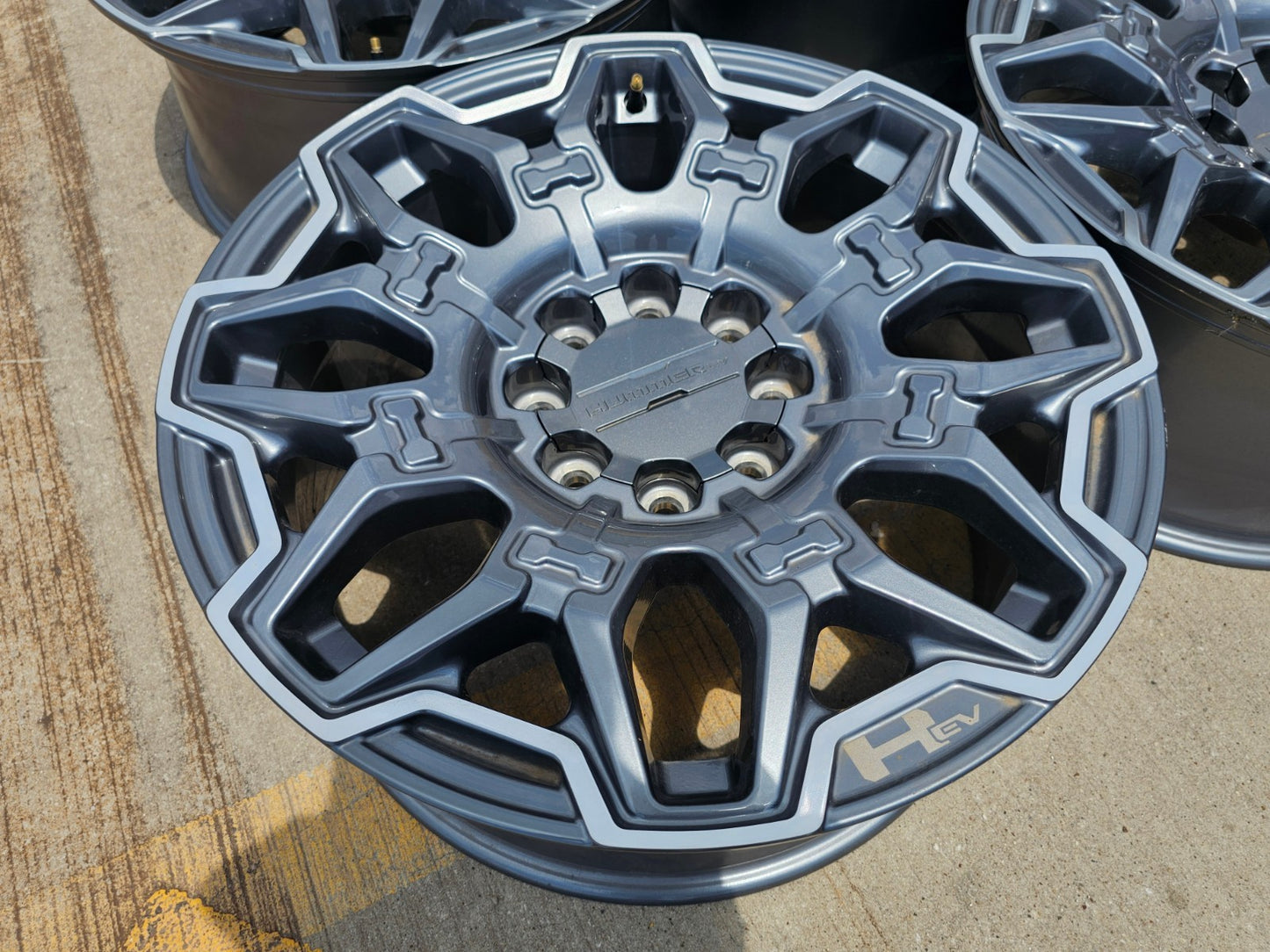 22" Hummer EV HEV 2500 OEM 8x165 14094 wheels rims 2022 2023 2024 2025 2026 NEW