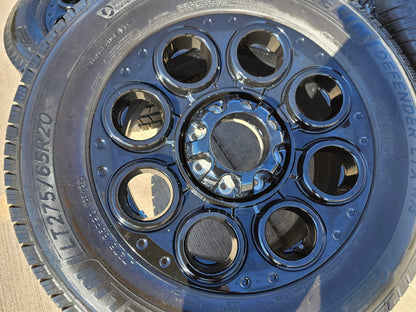 20" Ford F-250 F-350 OEM black TREMOR 10299 10484 wheels rims MICHELIN DEFENDER