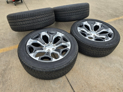22" Dodge Ram 1500 OEM LIMITED Laramie wheels rims 2685 GRAY 2022 2023 2024 2025