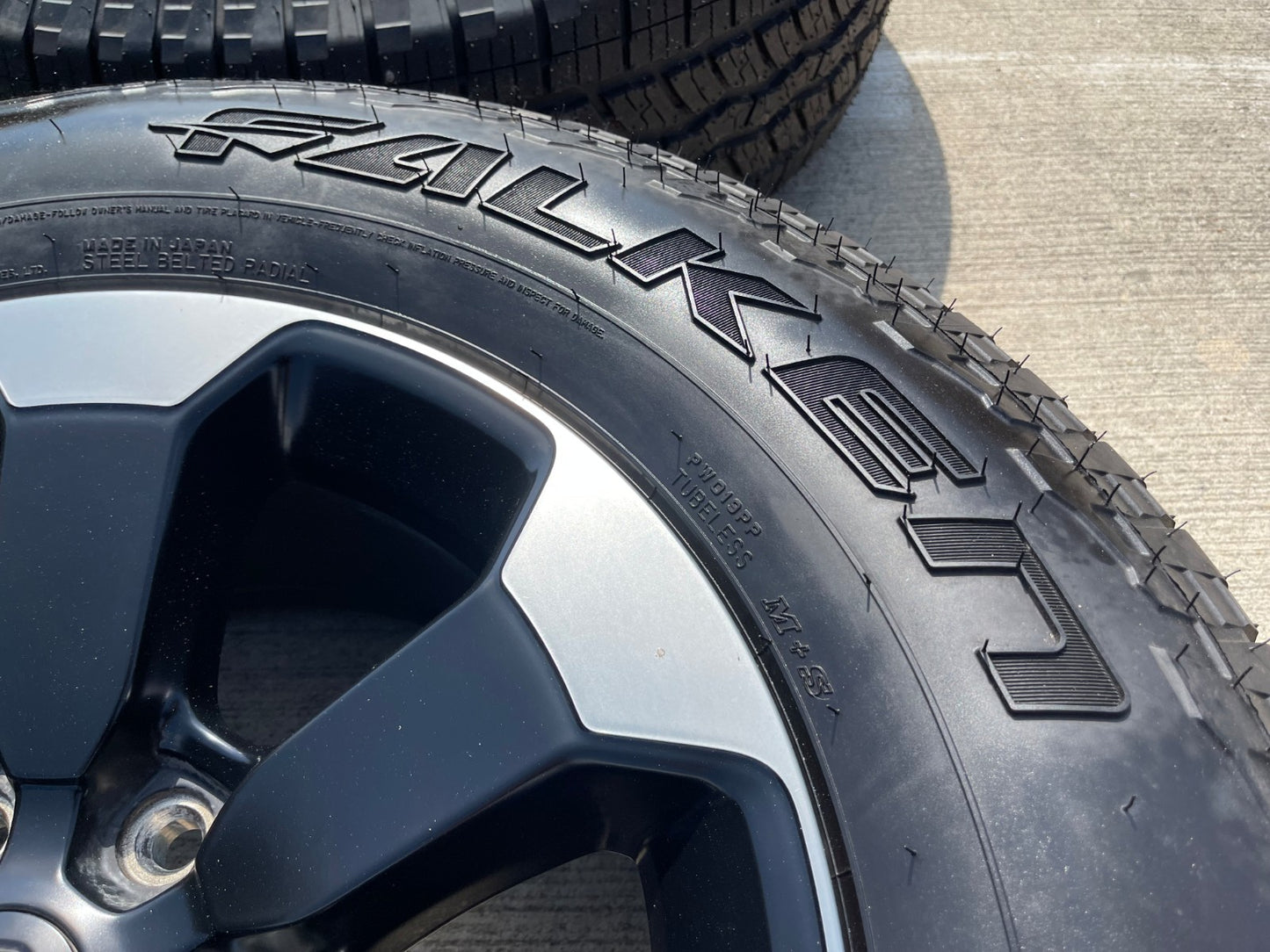 18" Dodge Ram 1500 Rebel Black OEM wheels rims 2671 tires FALKEN A/T3 NEW