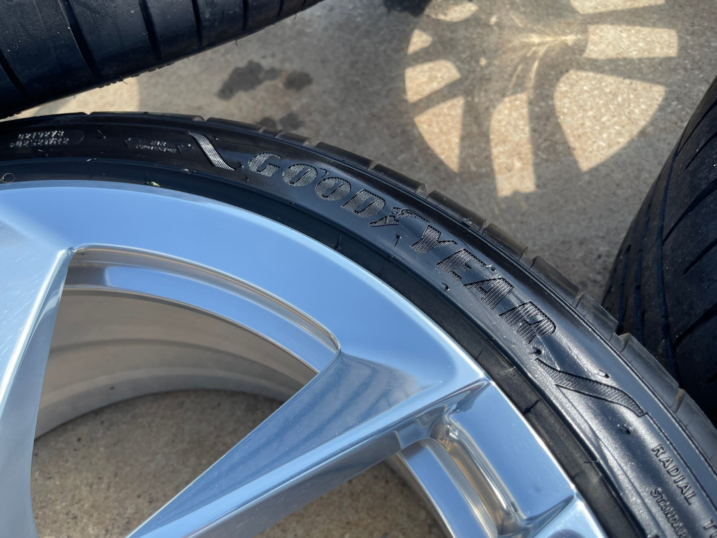 20" Chevy Camaro SS OEM wheels rims 200239 200240 tires GOODYEAR SET