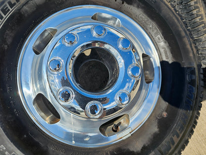 17" Ford F-350 Dually OEM 14077 14078 rims wheels 2023 2024 2025 MICHELIN