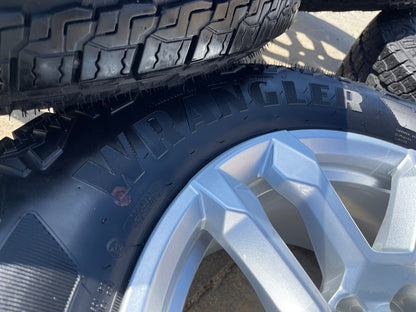 18" Chevy Silverado Suburban Tahoe OEM 14091 wheels rims GMC SET GOODYEAR A/T