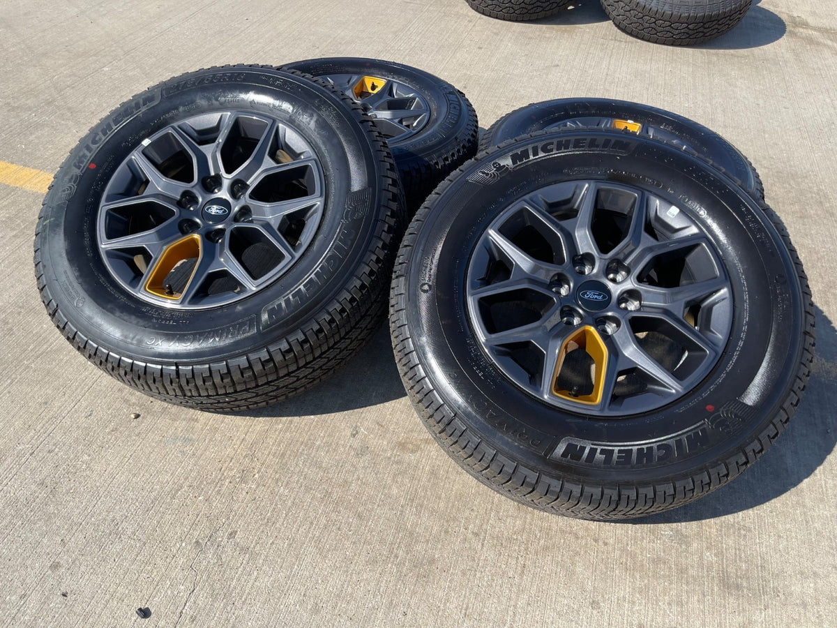 18" Ford Expedition F-150 TREMOR OEM rims wheels 2026 2027 SET MICHELIN NEW