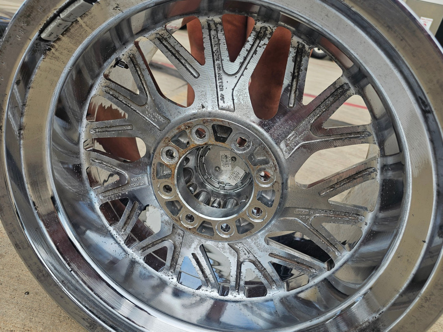 22" 22x14 Vision 404 Brawl Dodge RAM Chevy 2500 3500 wheels rims SET 8x165 8x6.5