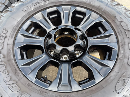 18" Ford F-250 F-350 OEM TREMOR black rims wheels 10097 tires NITTO 34"