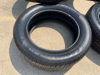 (4) 265/55/20 Yokohama Geolander X-CV tires 113V XL 265/55R20 TAKE OFFS SET NEW