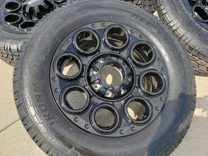 20" Ford F-250 F-350 OEM black TREMOR wheels rims 10299 10484 A/T2 tires NEW