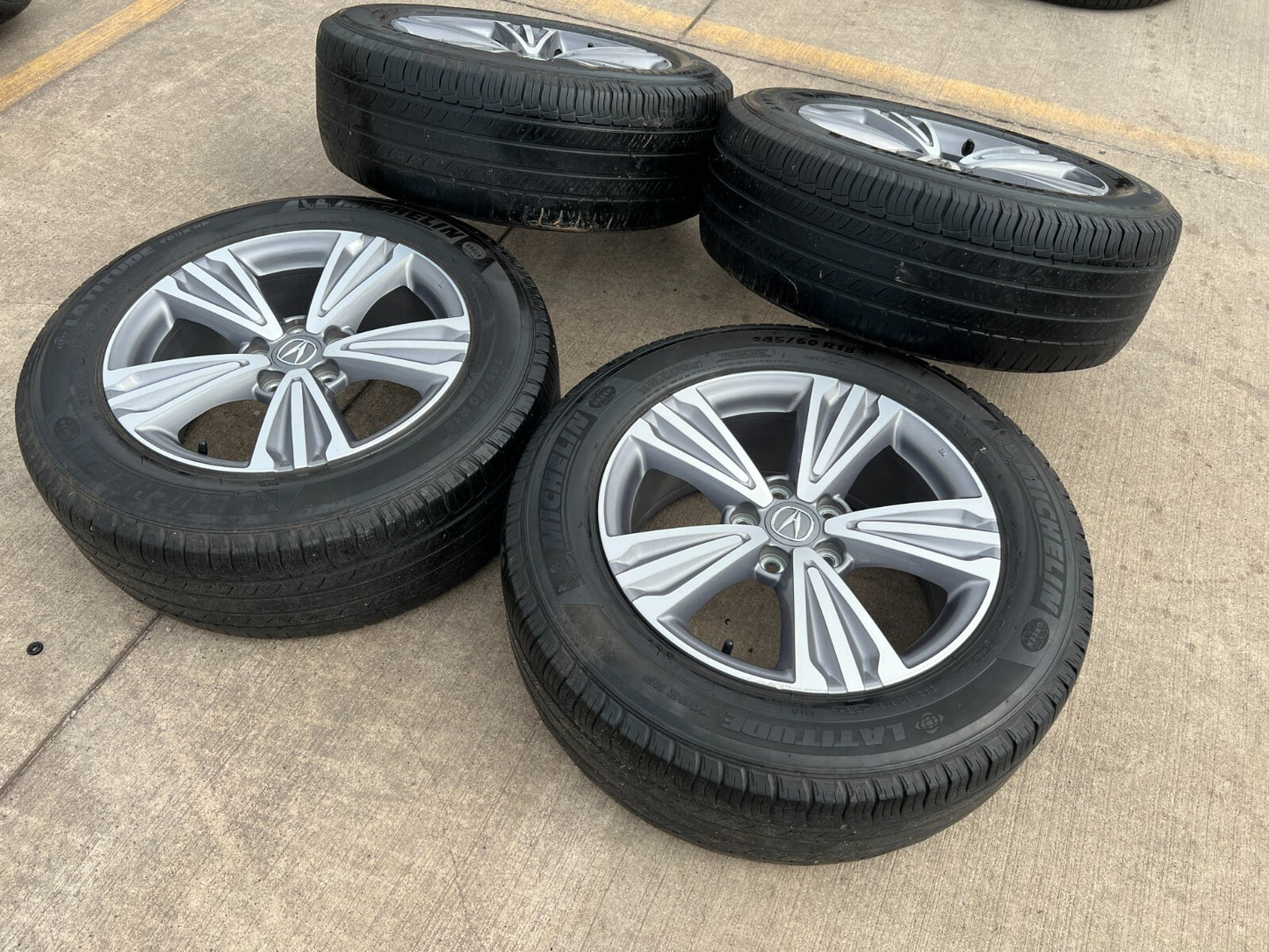 18" Acura MDX OEM wheels rims 71844 Honda Ridgeline Pilot tires