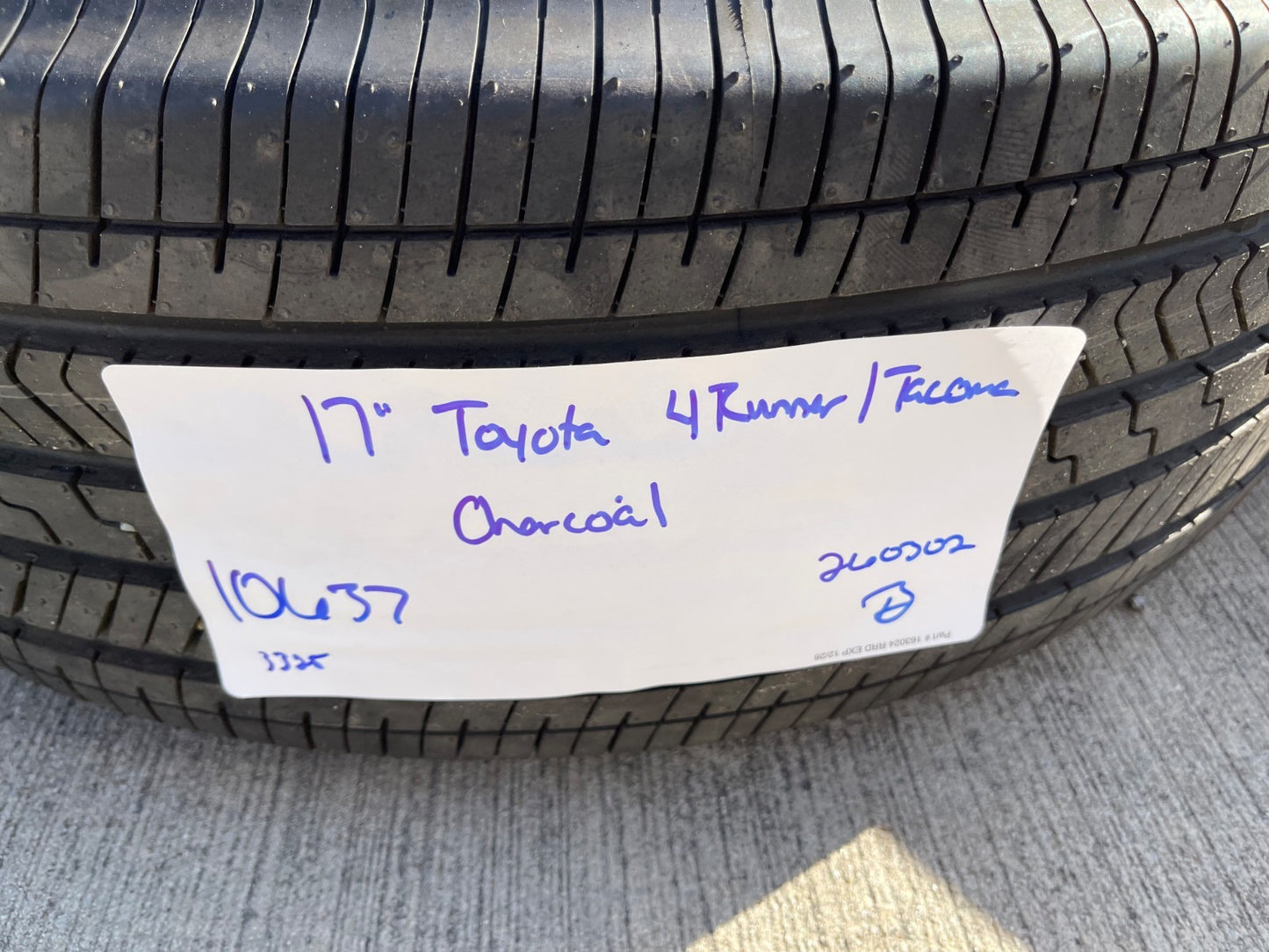 17" Toyota 4Runner Tacoma TRD OEM 94254 10637 wheels rims 2024 2025 2026 NEW