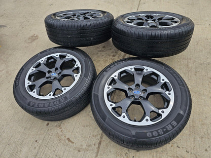 17" Subaru XV Crosstrek OEM wheels rims tires 2022 2023 2024 2025